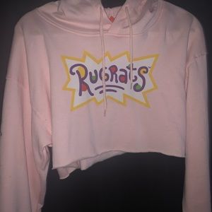 Ruggrats cropped hoodie